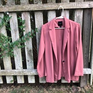 dusty rose blazer